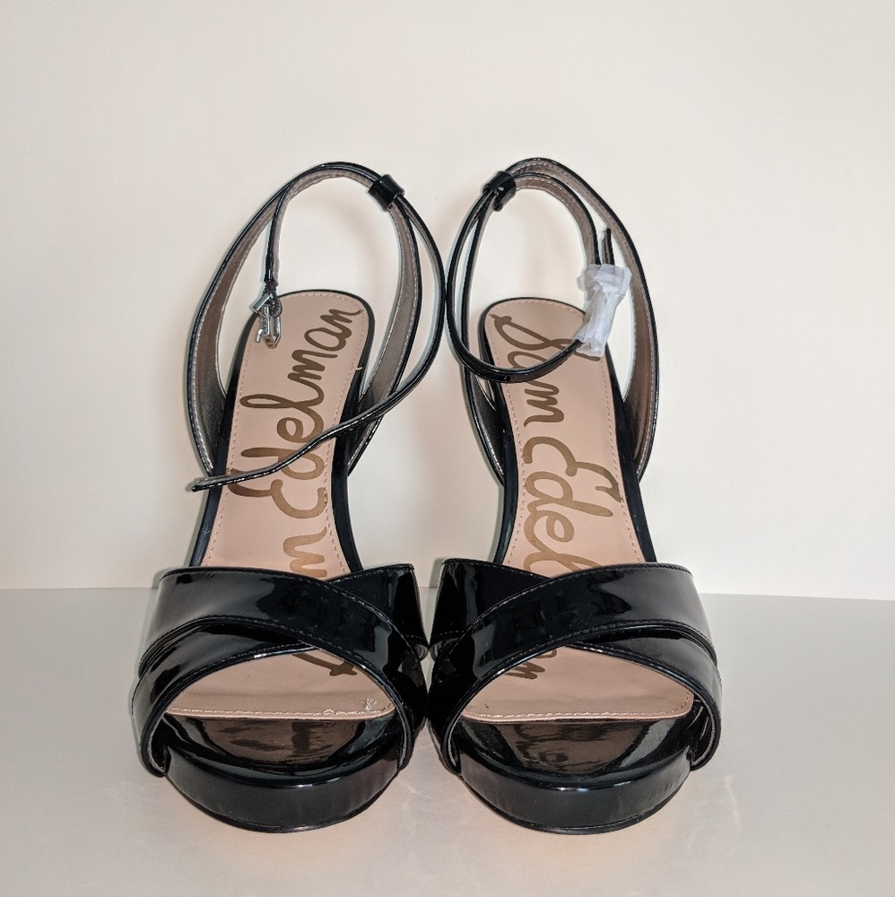 SOLD! Sam Edelman Black Eliza Heels - Picture 5 of 6